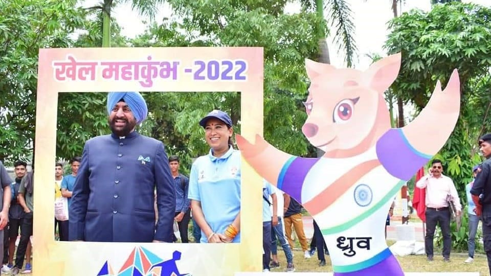 Uttarakhand News: Governor Gurmeet singh inaugurated Khel Mahakumbh 2022