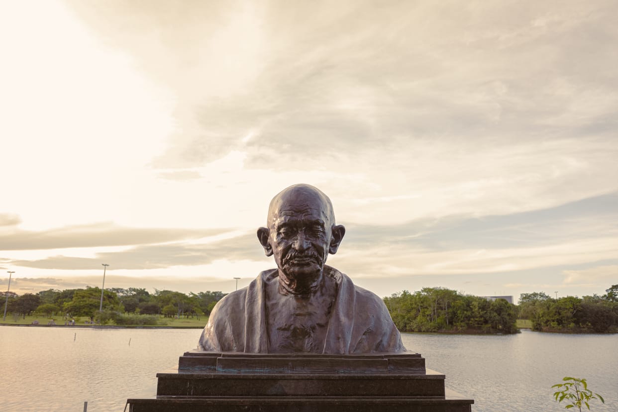 Statue of Father of the Nation Mahatma Gandhi unveiled in Dubai