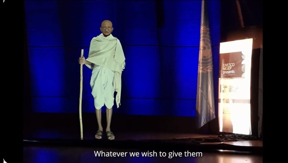 Mahatma Gandhi Makes Special Appearance At United Nations; Shares Message On Education