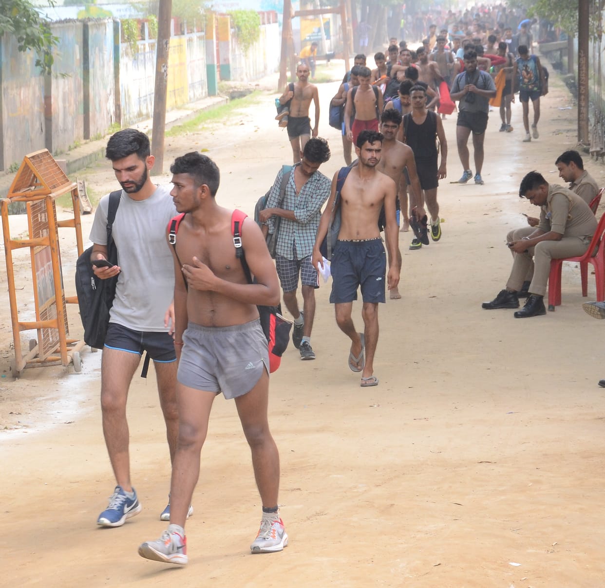 50 candidates who came by taking drugs and injecting were stopped from running