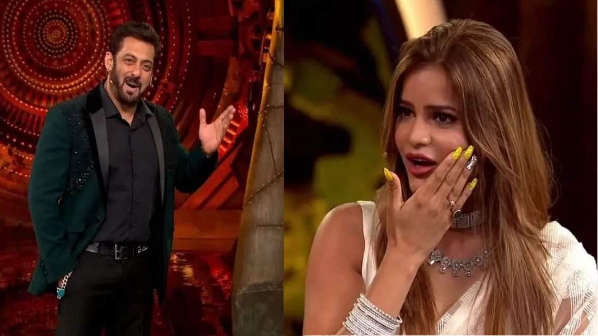 Bigg Boss 15 Archana Gautam brought Silbatta and talk about salman khan wedding in premiere