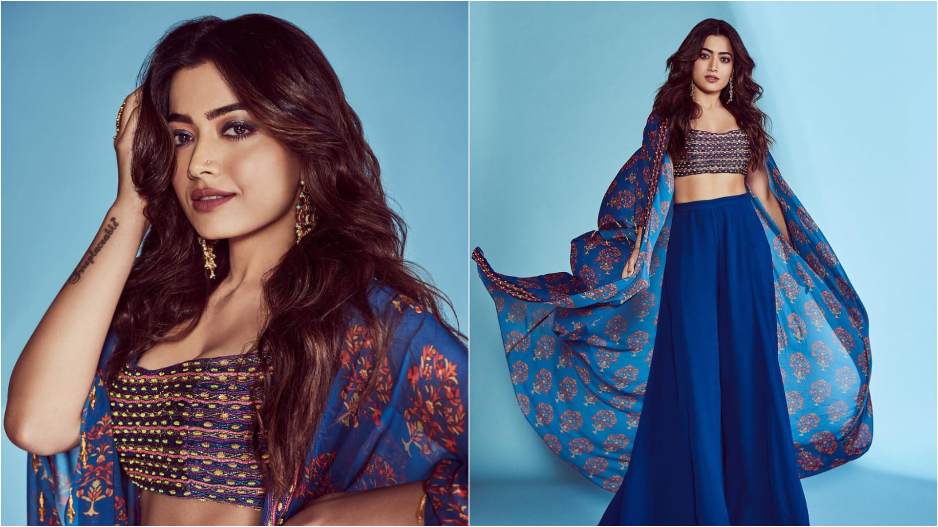 rashmika mandanna cute dressing style perfect for festive season