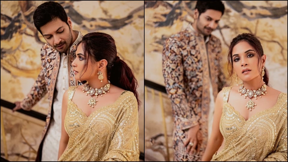 Fashion Tips: Wedding Reception Looks Inspired by Actress See Golden Outfits Images
