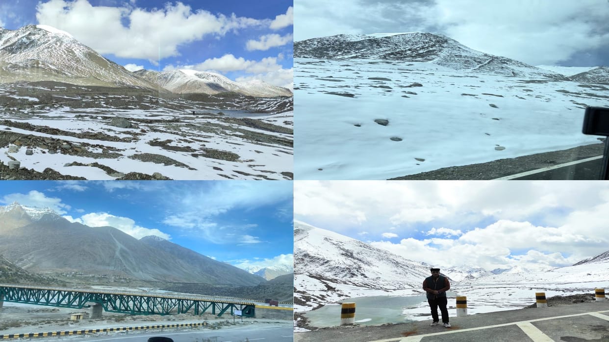 Tourists admired the snow covered Shinkula Pass, tourism corporation started deluxe bus service