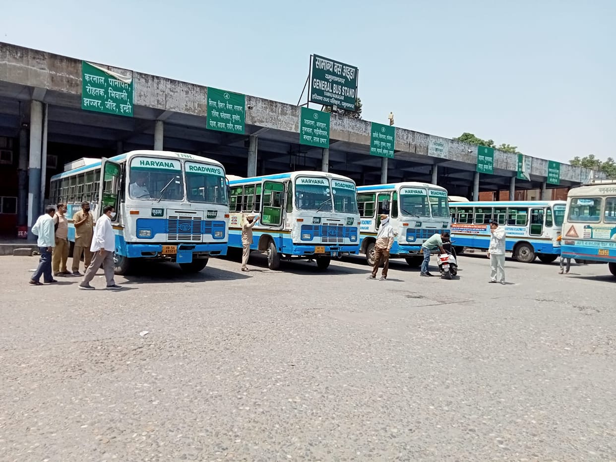 Roadways started buses for Trilokpur fair on Ashtami, Yamunanagar