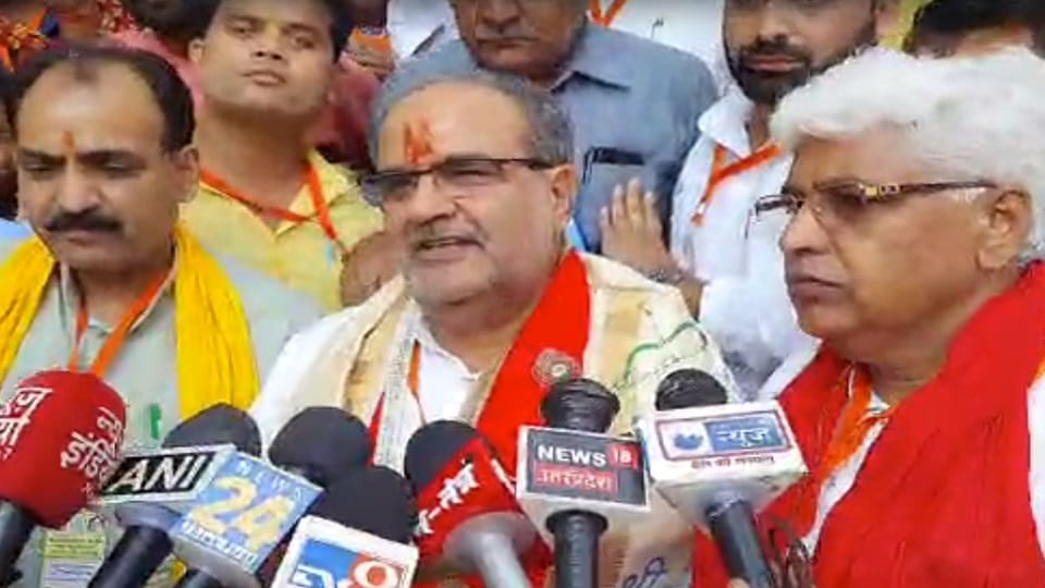 Mainpuri by-election result Celebration of victory in SP churning on defeat in BJP