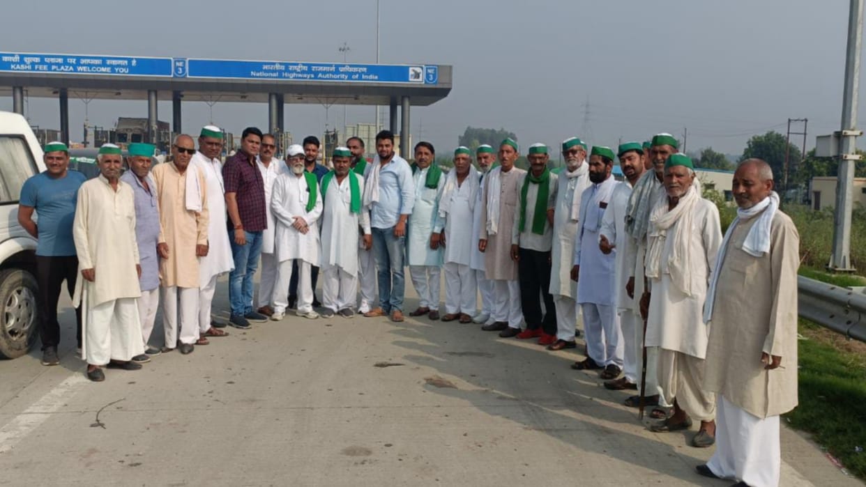 Meerut: BKU workers reached the Havan program at Ghazipur border