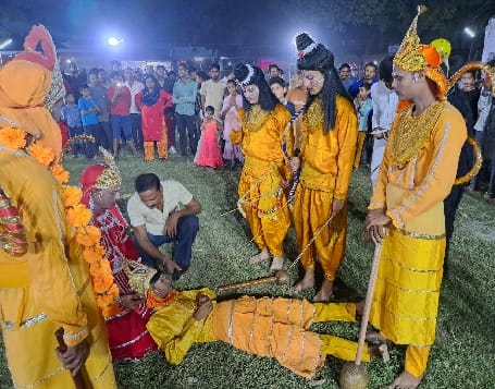 Ramlila: Bali slaughter and Lanka Dahan staged