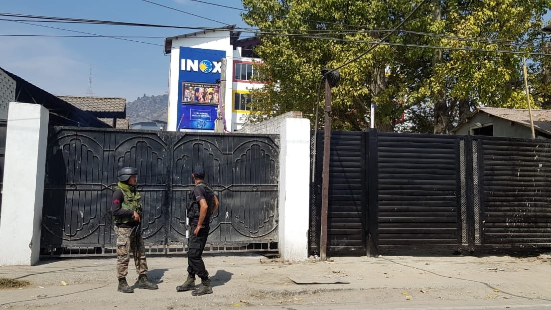 cinema hall Inox multiplex in srinagar started after three decades amid security