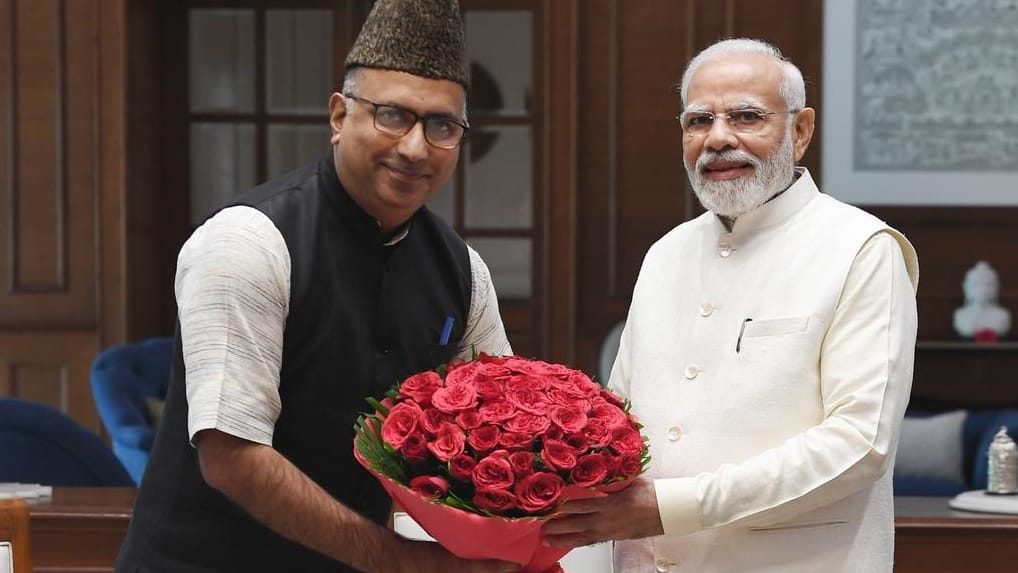 jammu kashmir Rajya Sabha MP Ghulam Ali Khatana met PM Modi