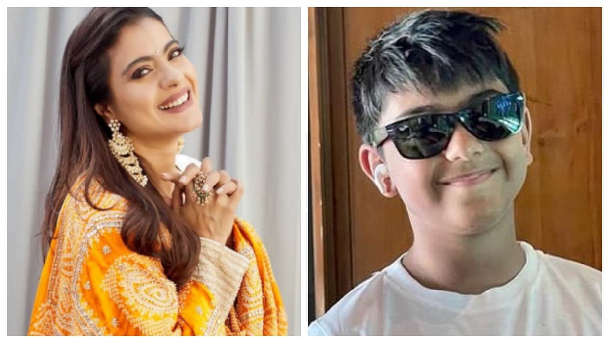 Kajol Shares a video in which Yug Devgan serve bhog Actress says So proud of my son
