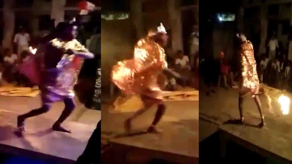 Artist Died During Ramleela: Hanuman Artist Ramswaroop Death During Act On Stage In Fatehpur News in Hindi
