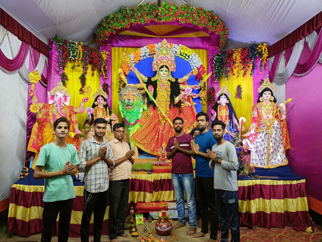 Open doors of Durga idols, pandals resonated with cheers