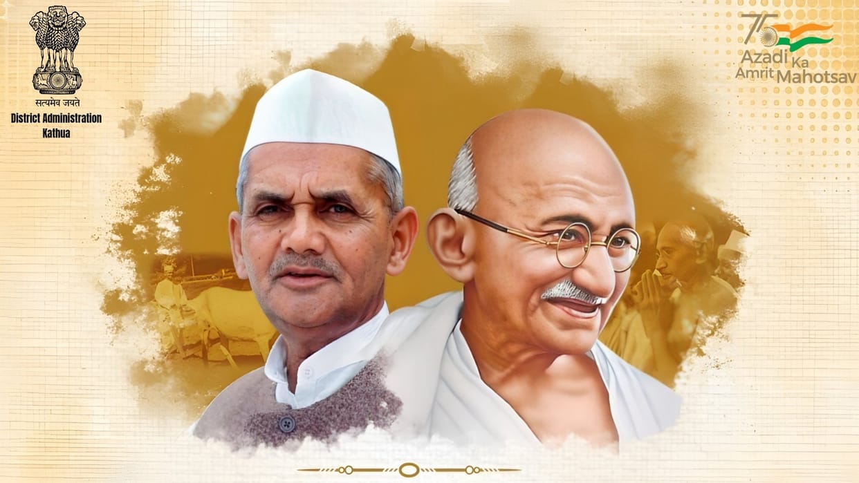 LG Manoj Sinha remembers Mahatma Gandhi and former Prime Minister Lal Bahadur Shastri on their birth anniversa