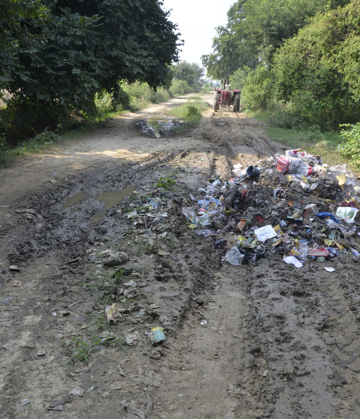 The city is two and a half km away, people are forced to walk seven km