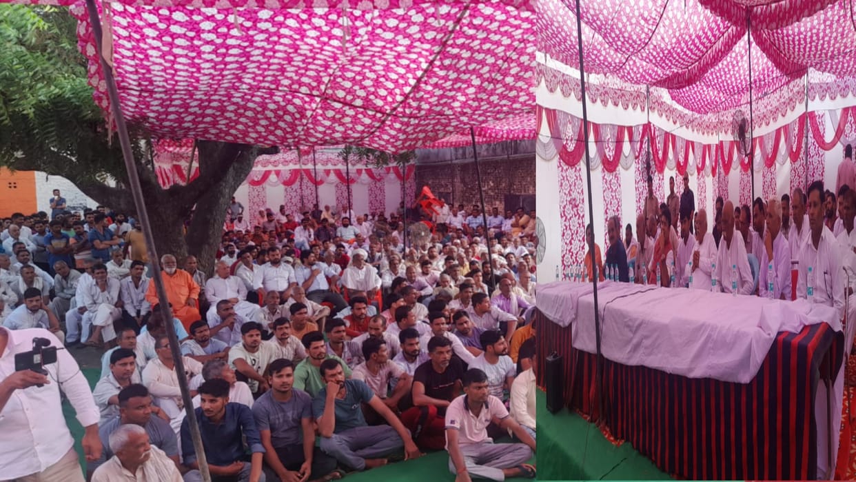 Meerut: Panchayat held in protest against kinship marriage in Sarurpur, Sangeet Som also participated