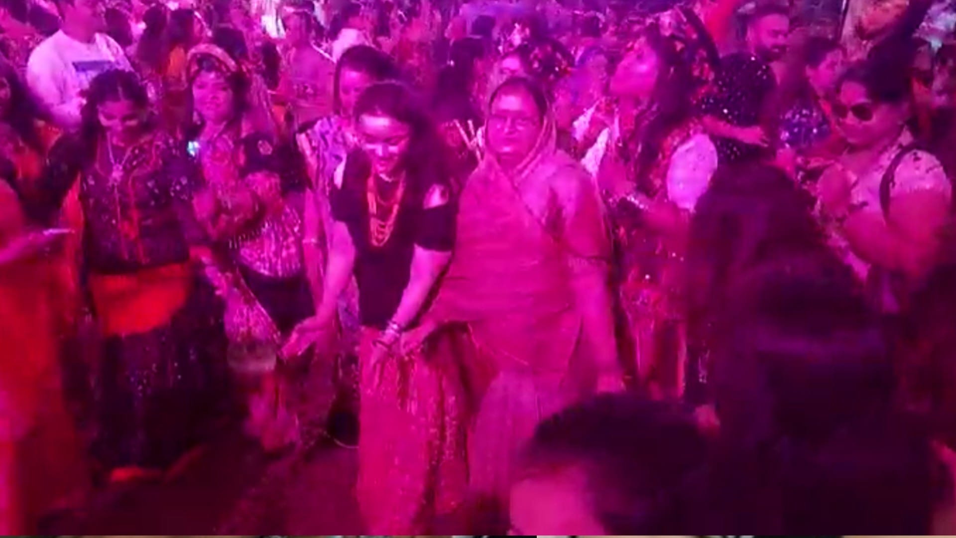 Indore immersed in celebration after hitting a six the participants did Garba