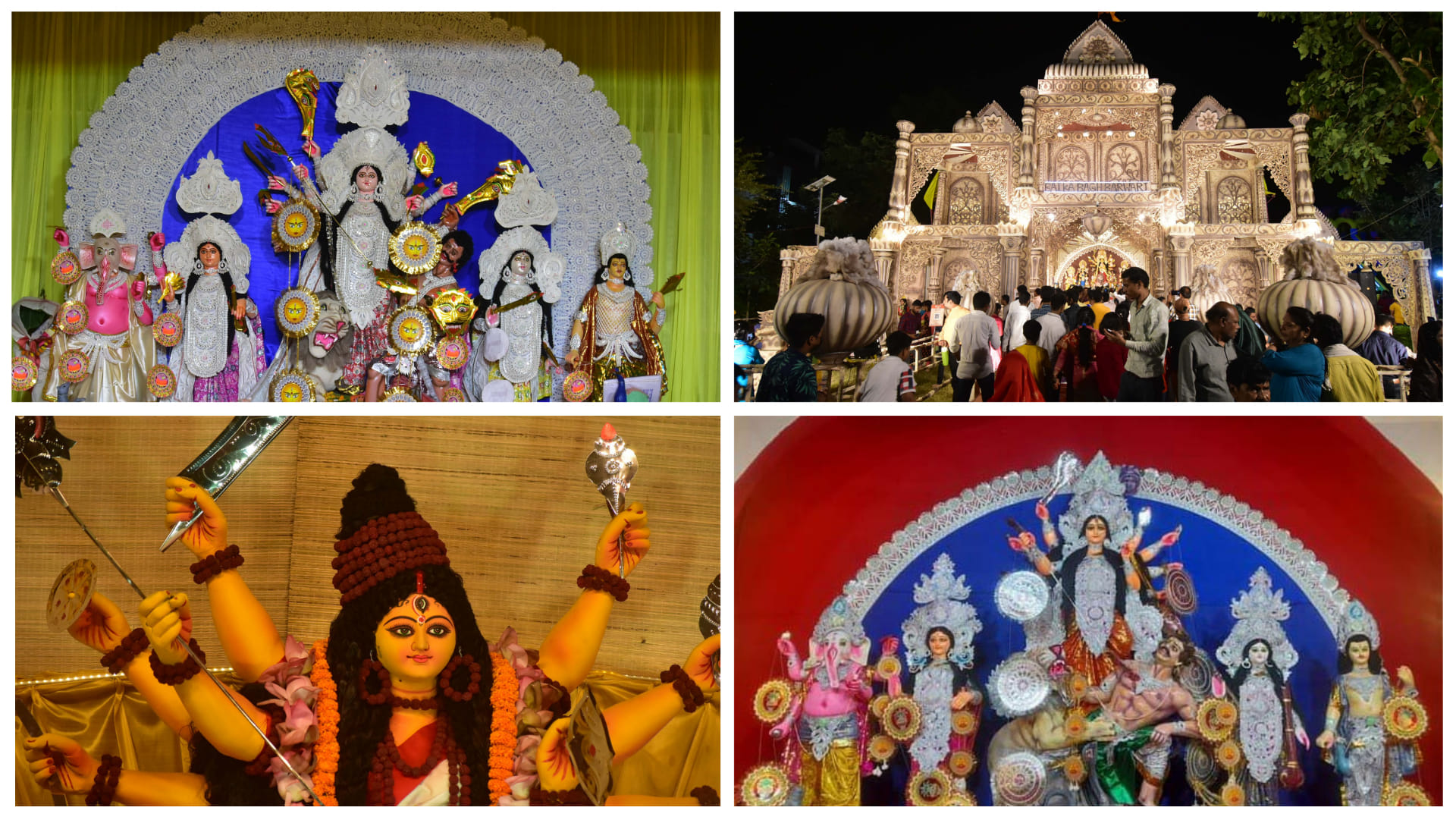 Navratri 2022: On Mahashtami, crowds gathered in pandals and goddess temples. Devi's cheers are echoing all ar