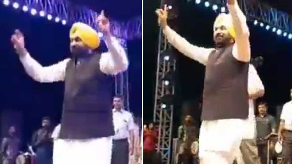 Punjab CM Bhagwant Mann Garba Dance in Gujrat viral on Social media
