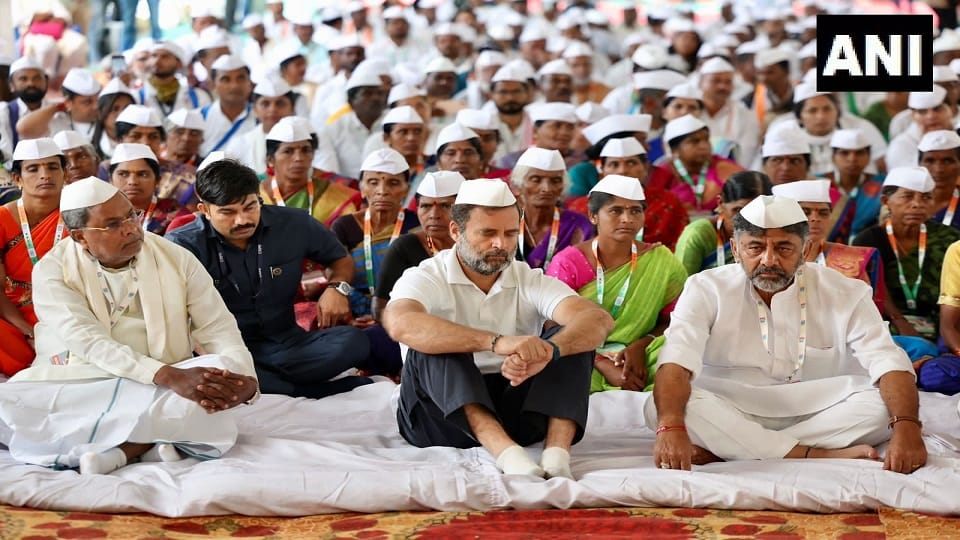 Congress Rahul Gandhi on BJP, said- difficult to walk on Mahatma Gandhi footsteps