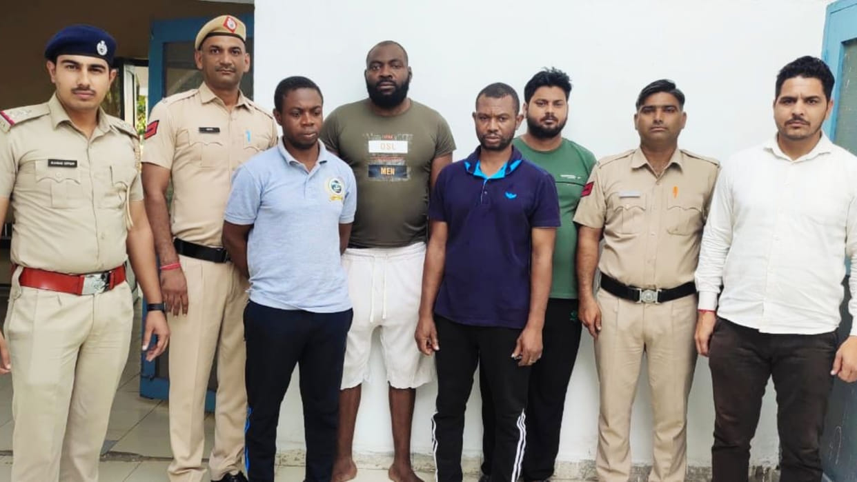 Four arrested including three Nigerians who cheated online in the country