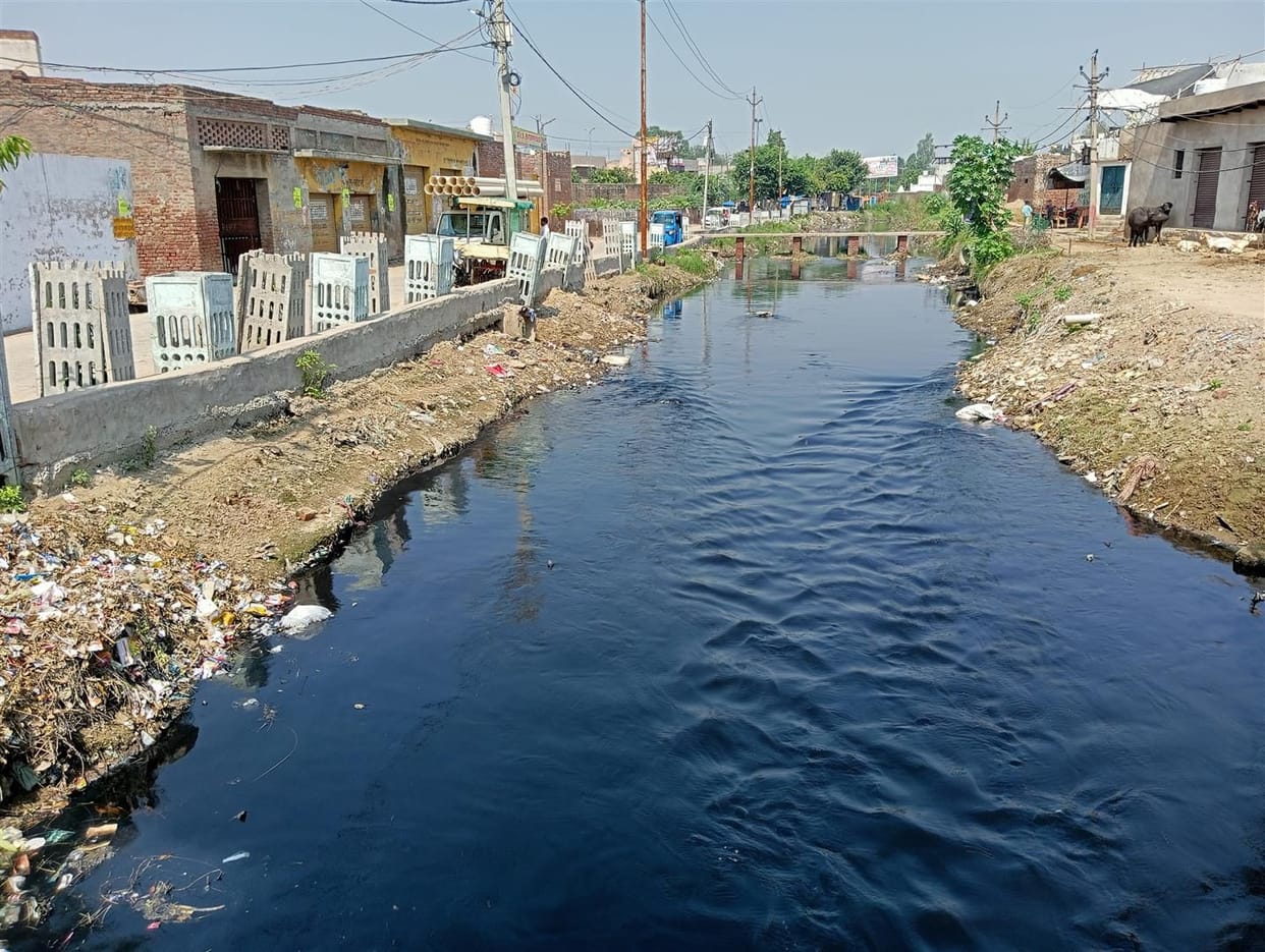 Hathras: People falling in the grip of diseases due to pollution of drain