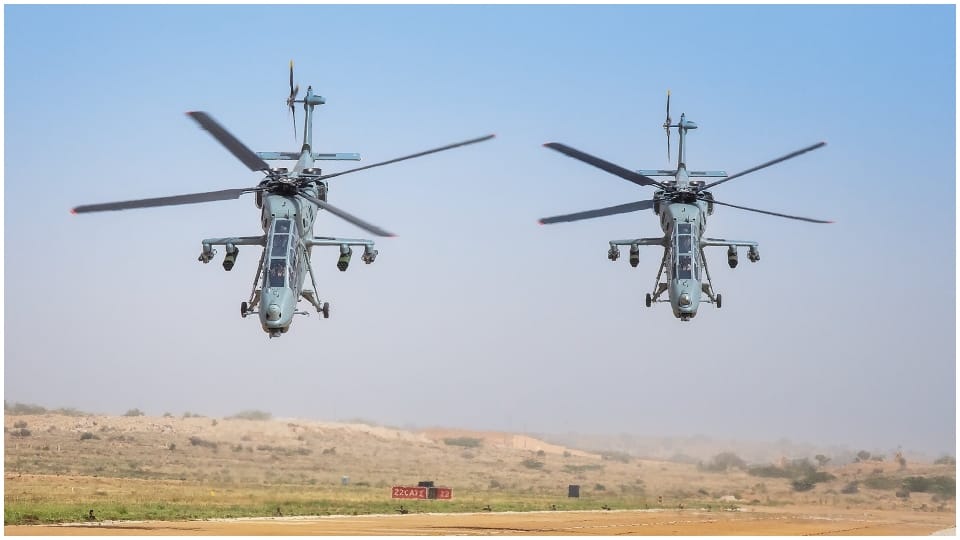 Three Indigenous Light Combat Helicopter To Be Formally Inducted With Indian Air Force