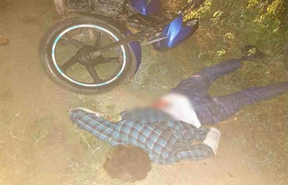 Murder in varanasi bike riding youth shot dead his friend found injured 500 meters away