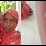 मां की गोद में मासूम