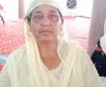 मृतक नक्षत्र की पत्नी जसवंत कौर।