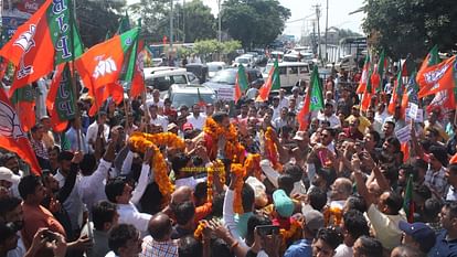 Balwant Singh Mankotia joins bjp recently given warm welcome on reaching Jammu