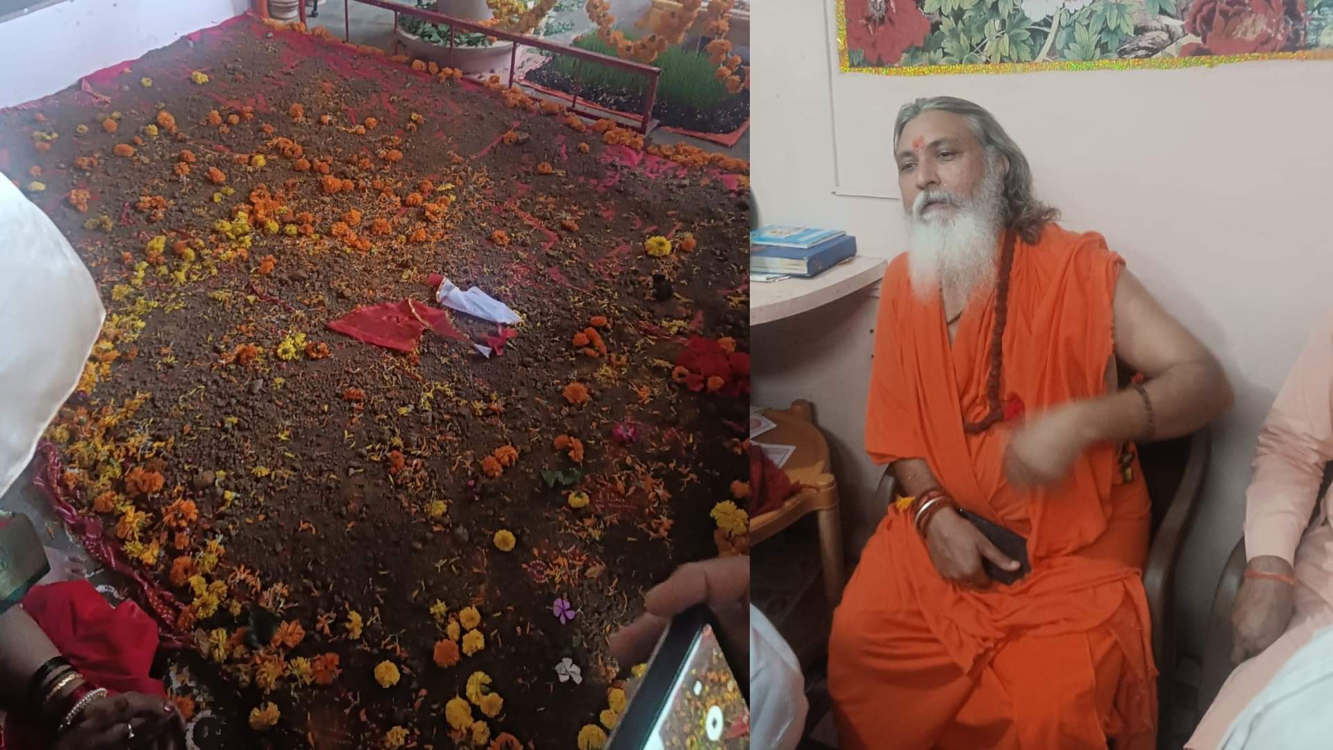 Baba Purushottamand came out of Bhoo Samadhi after three days claimed interview with Maa Durga in bhopal