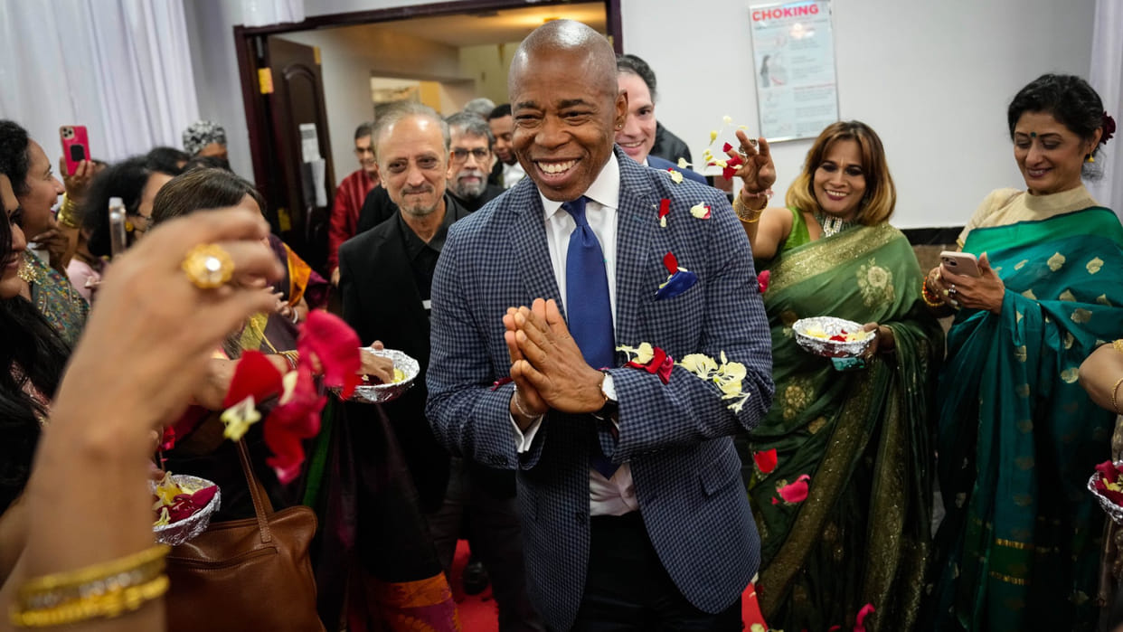 New York City Mayor Eric Adams joined Durga Puja celebrations emphasises festivals message