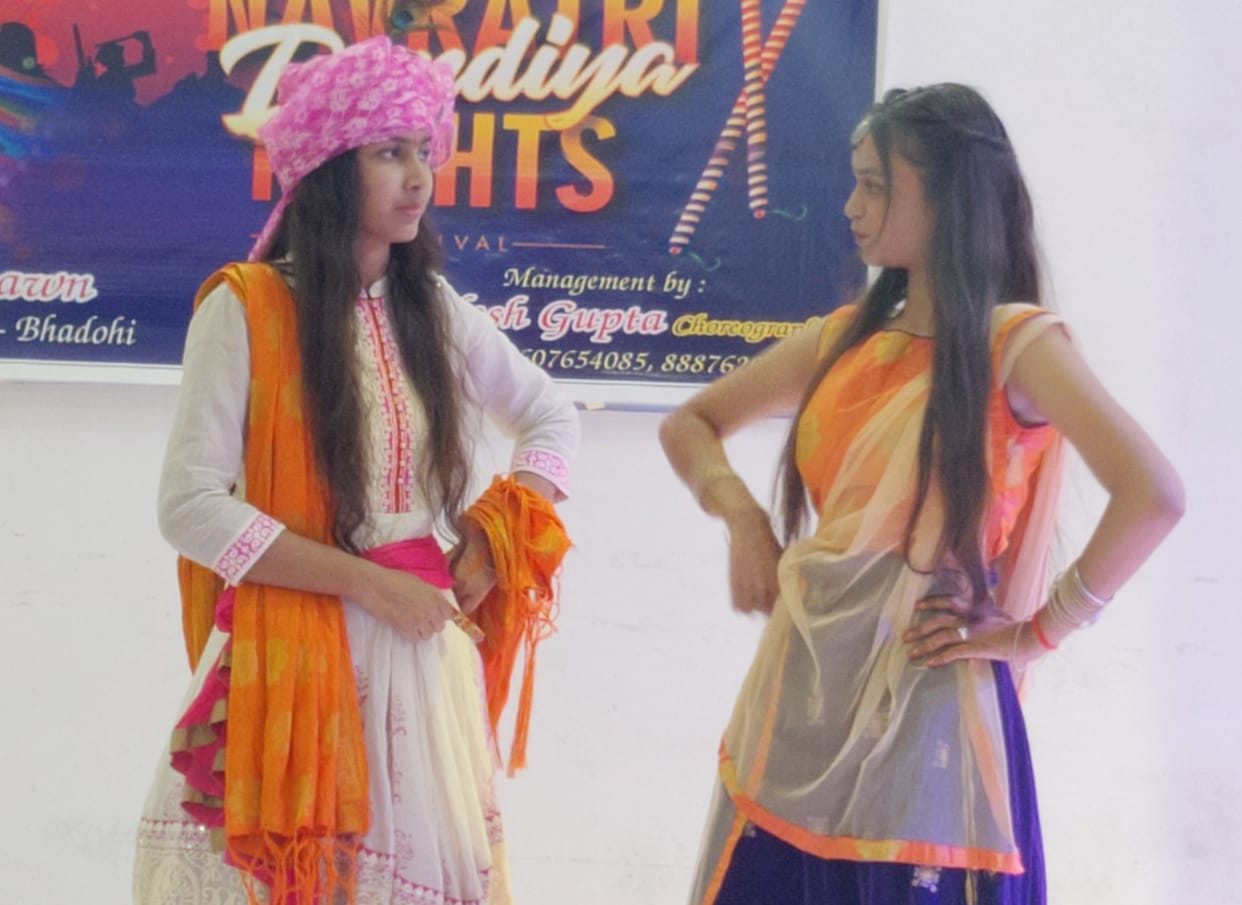 Navratri Dandiya Celebrations by girls