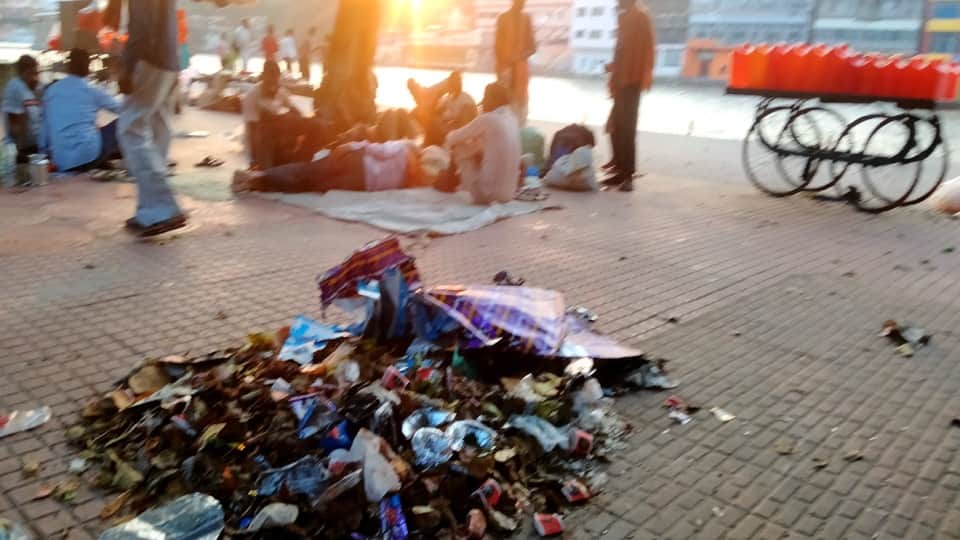 Swachh Survekshan 2022 Ganga Town Category: Garbage spread everywhere in Haridwar but got award photos