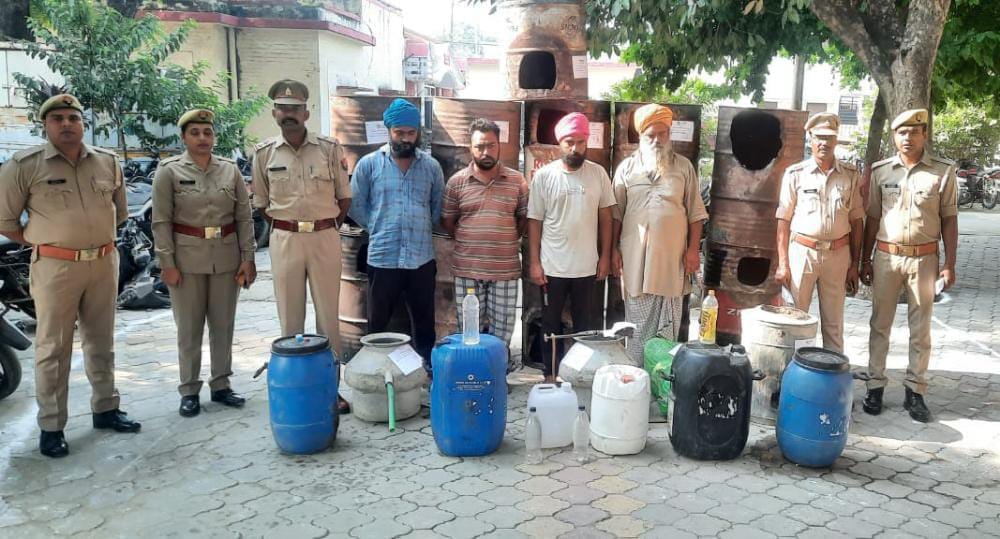 Illegal liquor furnace busted in Barnawi forest