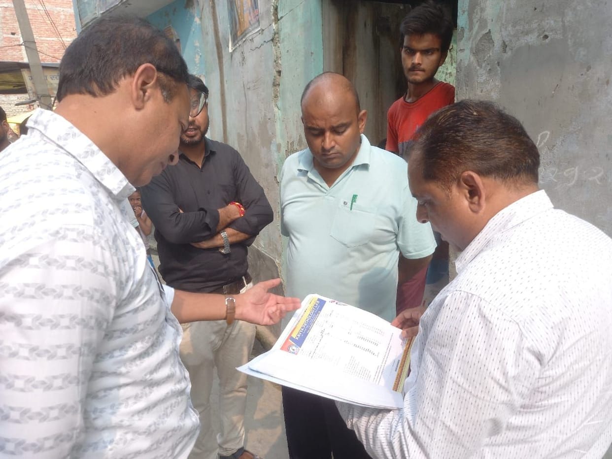 Health teams reached Nanakheda, door-to-door searching for patients