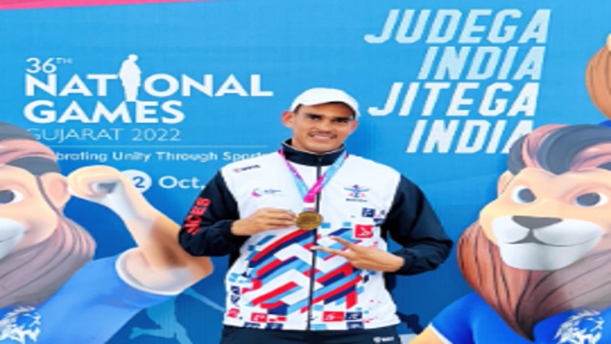Muzaffarnagar Sports News: international rowing player Punit Kumar has won gold medal