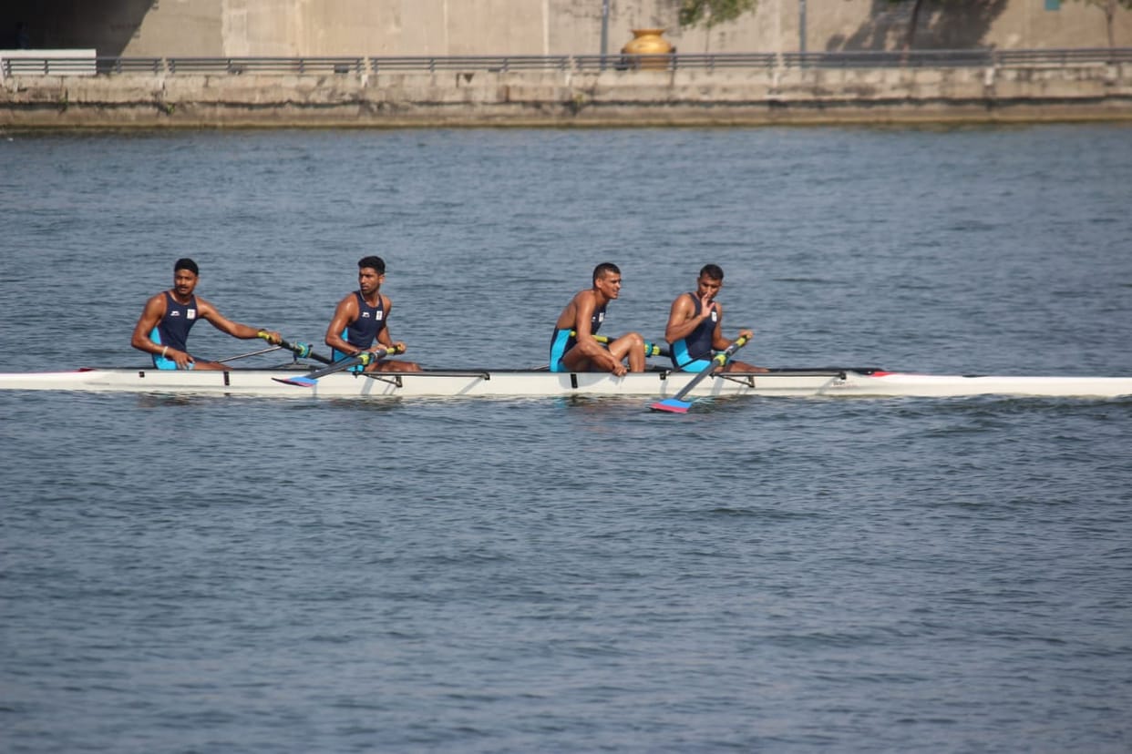Puneet of Kakra took out gold by sailing a boat in Sabarmati