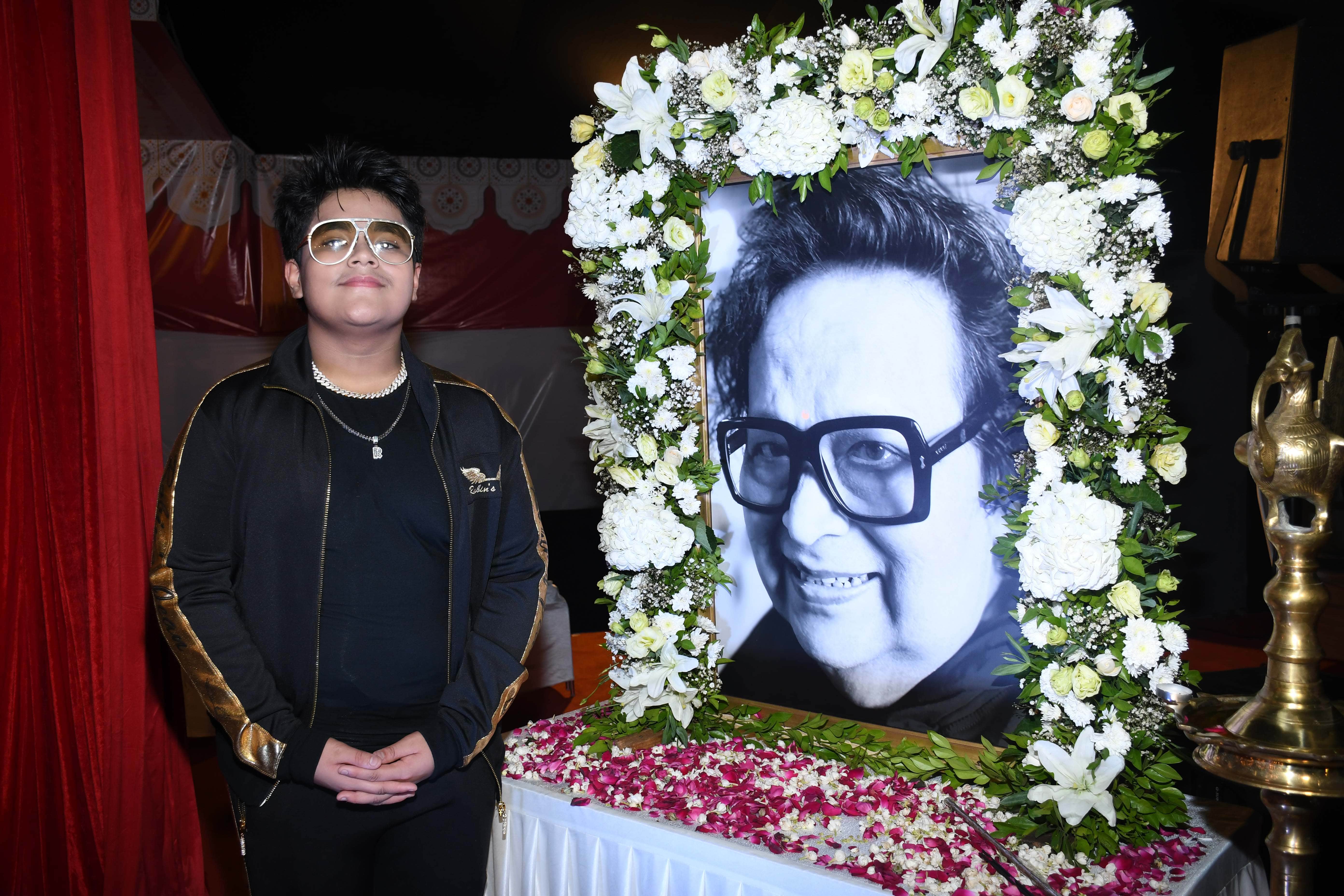 Rego Lahiri paid a musical tribute to his grandfather Bappi Lahiri