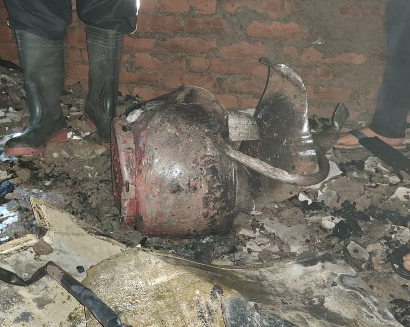 Fire in the principal's closed house due to short circuit