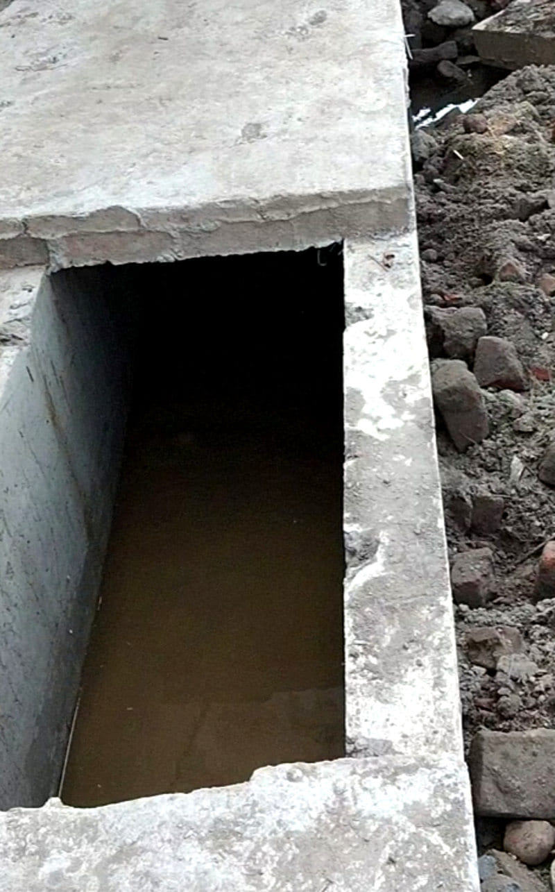 Madam, the quality of the drain being built in the smart city plan is not right