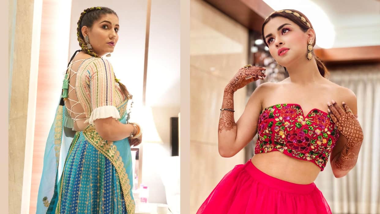 Photos Of The Day Sapna Choudhary shweta tiwari Isha Gupta Avneet Kaur Mouni Roy Disha Parmar Sanjeeda Shaikh