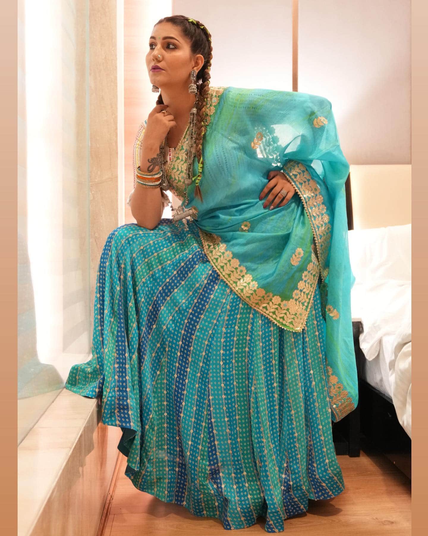 hariyanvi dancer sapna chaudhary latest photos in ethnic wear went viral on internet