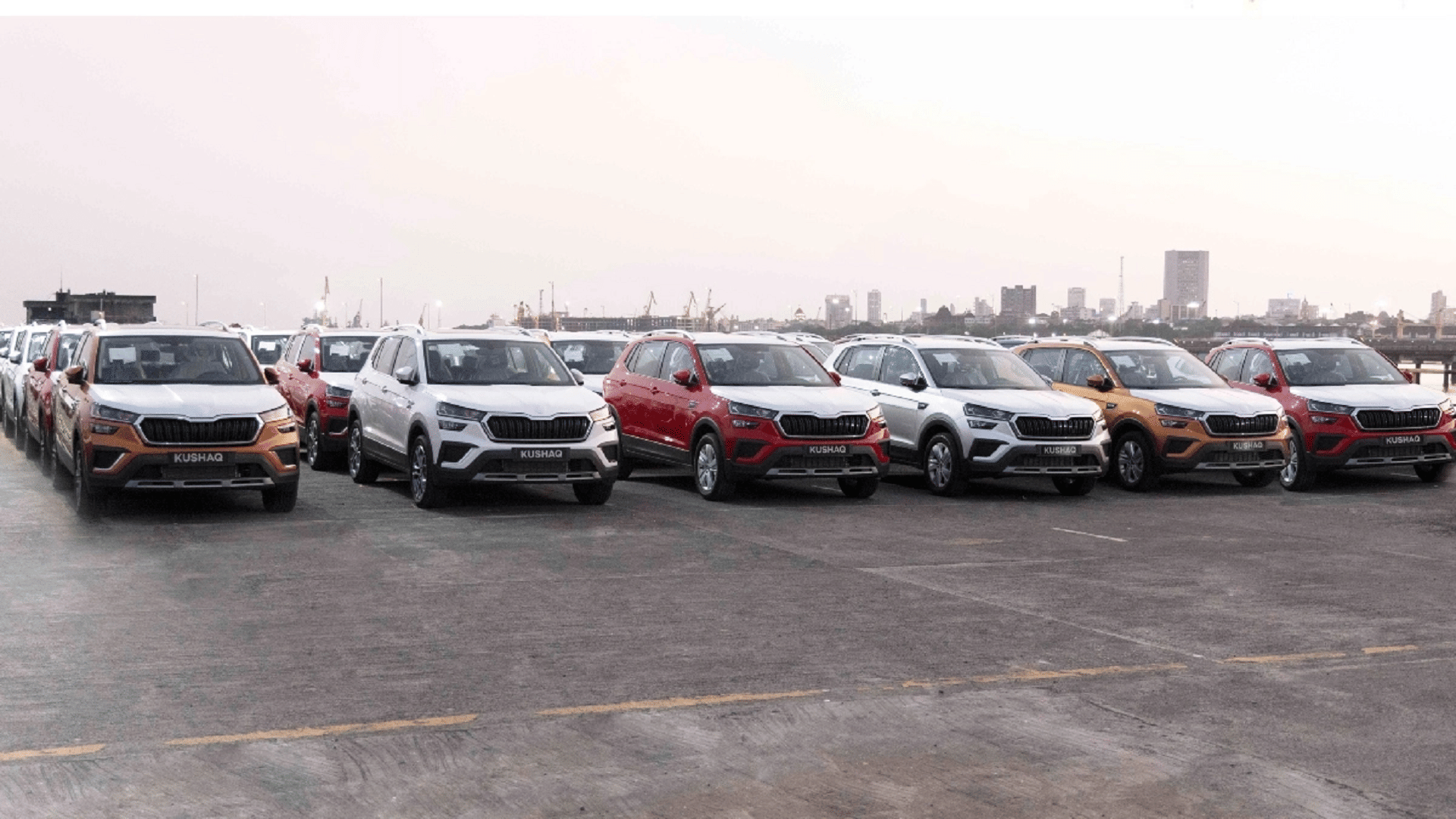 Skoda Auto India commences export of made-in-India Kushaq mid-size SUV to global markets News in Hindi