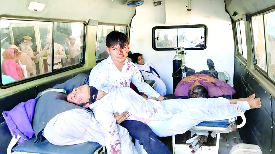 Bus falls into a ditch in Udhampur, 67 injured, one dead