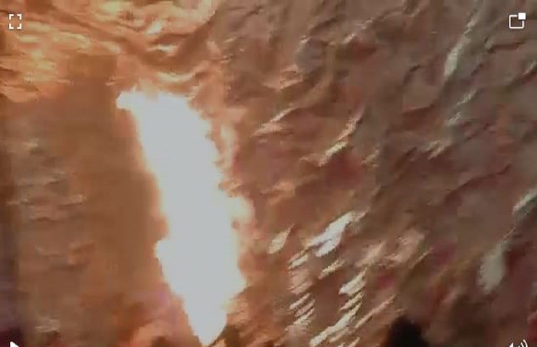 Durga Puja pandal fire in Bhadohi 5 including three children burnt alive in Puja pandal मस बदुग सोब मदसा