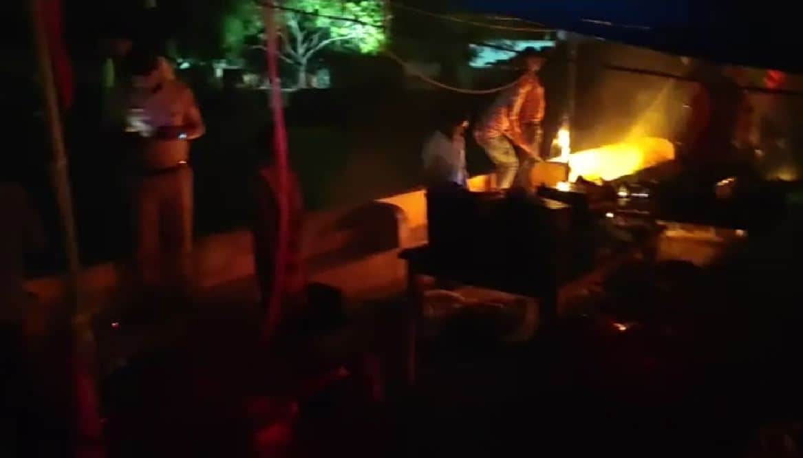 Durga puja pandal fire in Bhadohi screaming everywhere for three hours burnt faces were telling story