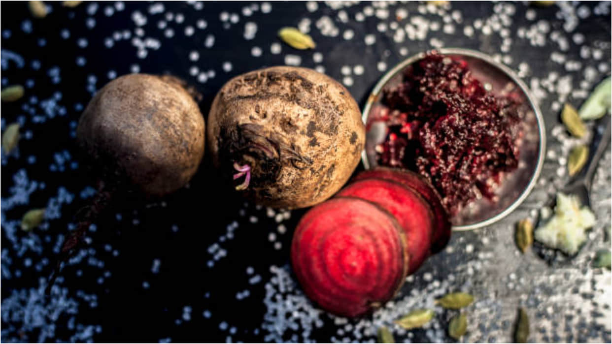 Beetroot And Coconut Halwa Recipe How To Make Chukandar Aur Nariyal Ka Halwa In Hindi