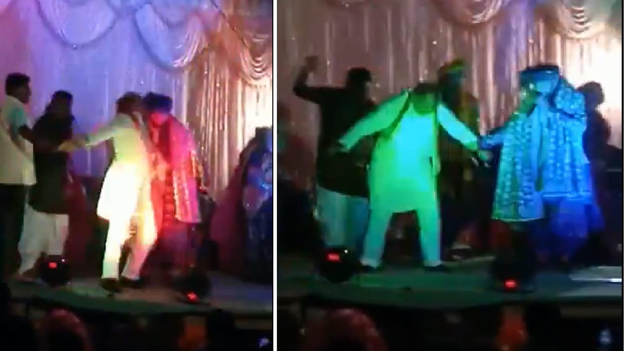 chhattisgarh congress MLA gulab kamro started dancing on goddess songs in koriya, video viral